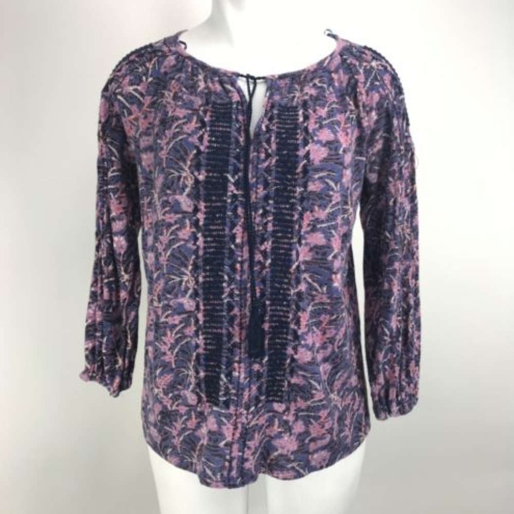 Lucky Brand Boho Top Purple